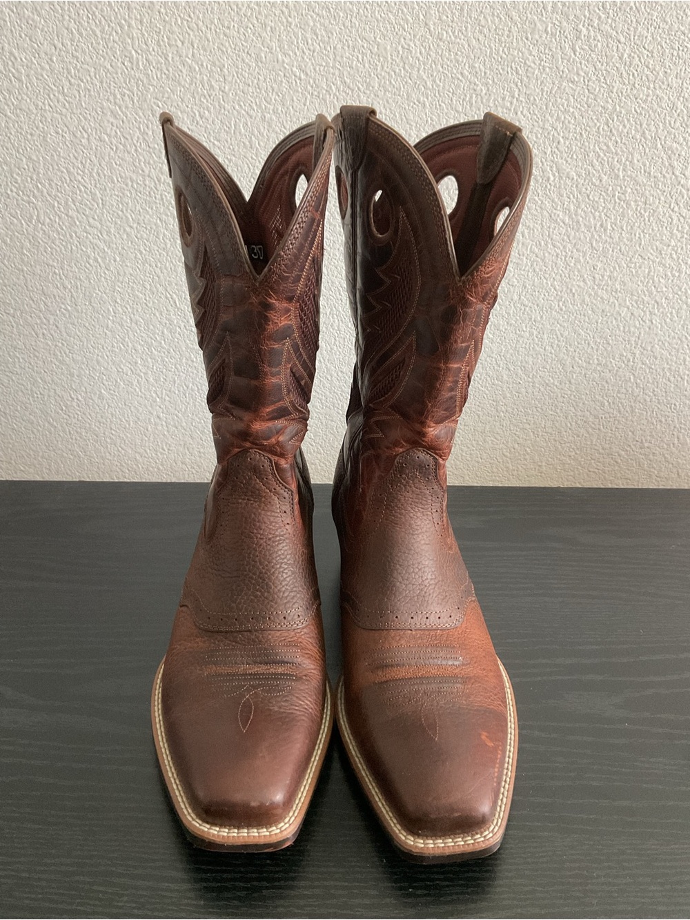Ariat Brown Leather Western Cowboy Boots